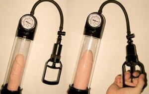 vakuová pumpa na zvětšení penisu
