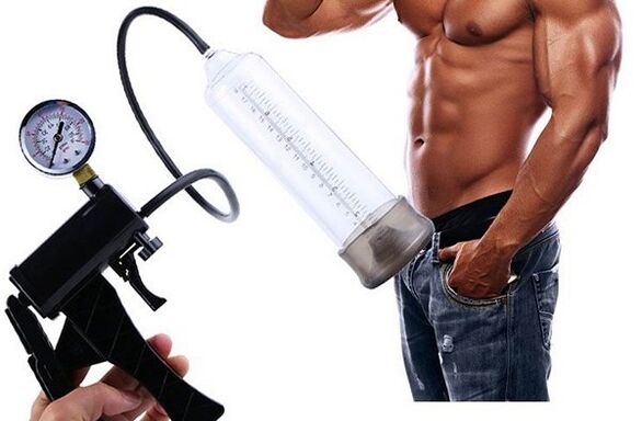 Vakuová pumpa pomůže dočasně zvětšit velikost penisu